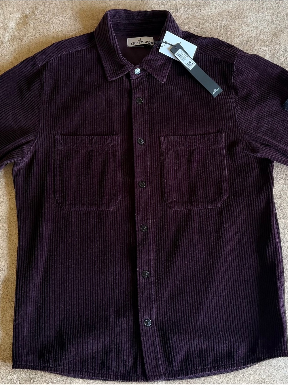 Stone Island Corduroy Button-Down Shirt (NWT)